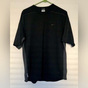 Nike Men’s Sphere Dry Shirt Waffle Short Sleeve Stretch Logo